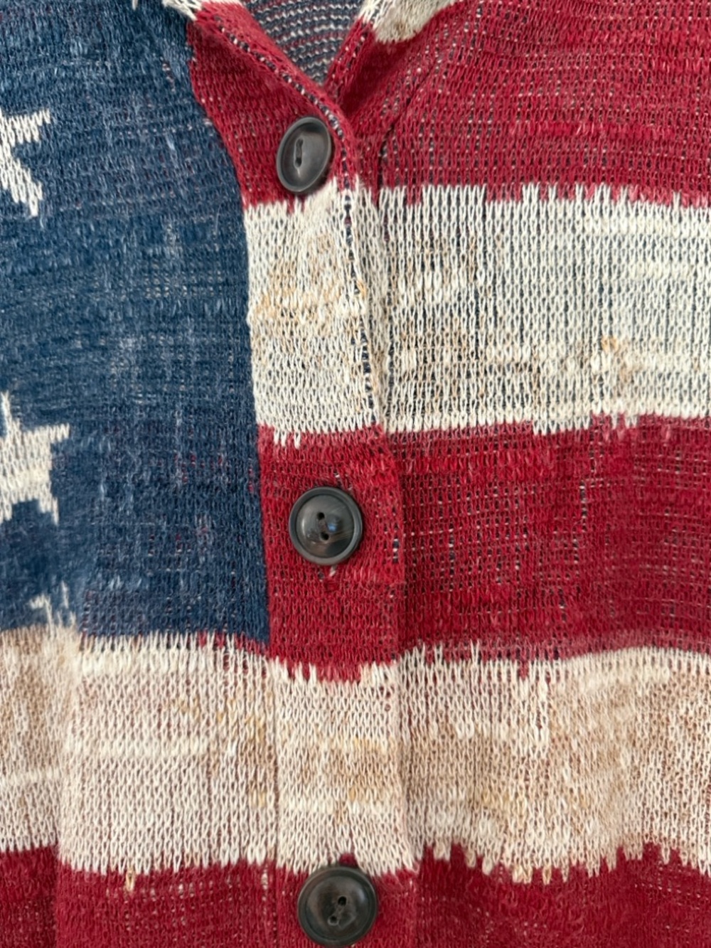 Vintage Vibes Denim & Supply Ralph Lauren American Flag Cardigan πΊπΈ - Picture 9 of 12